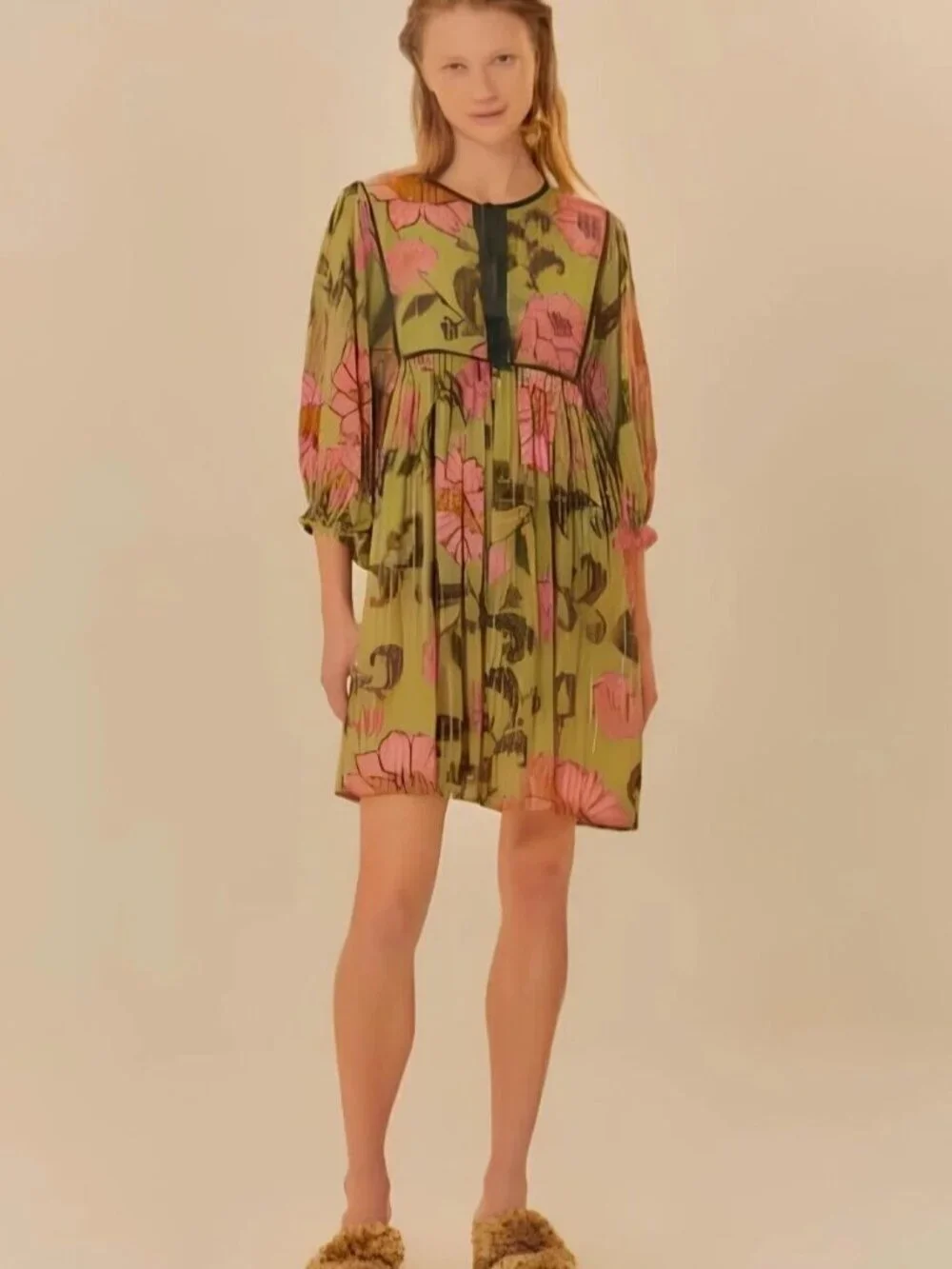 NWT FARM RIO DRESS SIZE LARGE PACK5326 6/6 - Picture 1 of 6